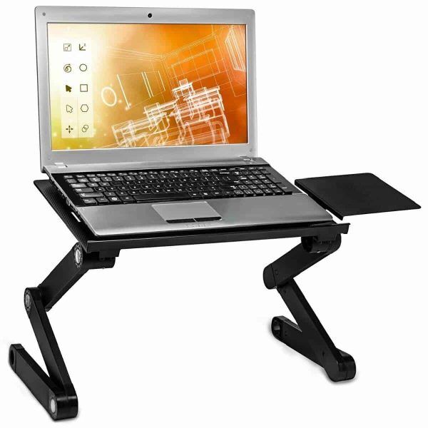 Soporte Portátil Plegable De Aluminio Para Laptop y Tablet - Megimperú