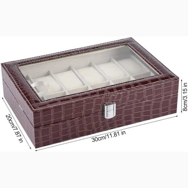 Caja Estuche Organizador Porta Relojes - Megimperú